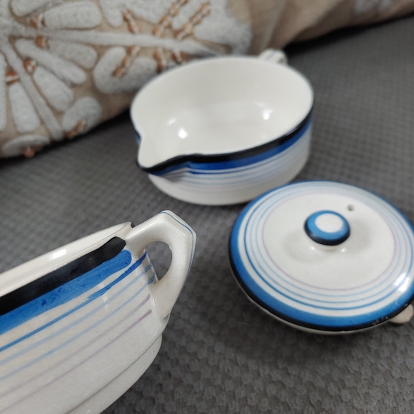 ***SOLD*** Retro Vintage Stacked Cream & Sugar (w/out Teapot) - Picture 8 of 8